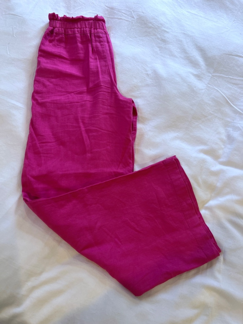 Petite Linen-Blend Paperbag-Waist Pants by I.N.C. International Concepts - Picture 6 of 8